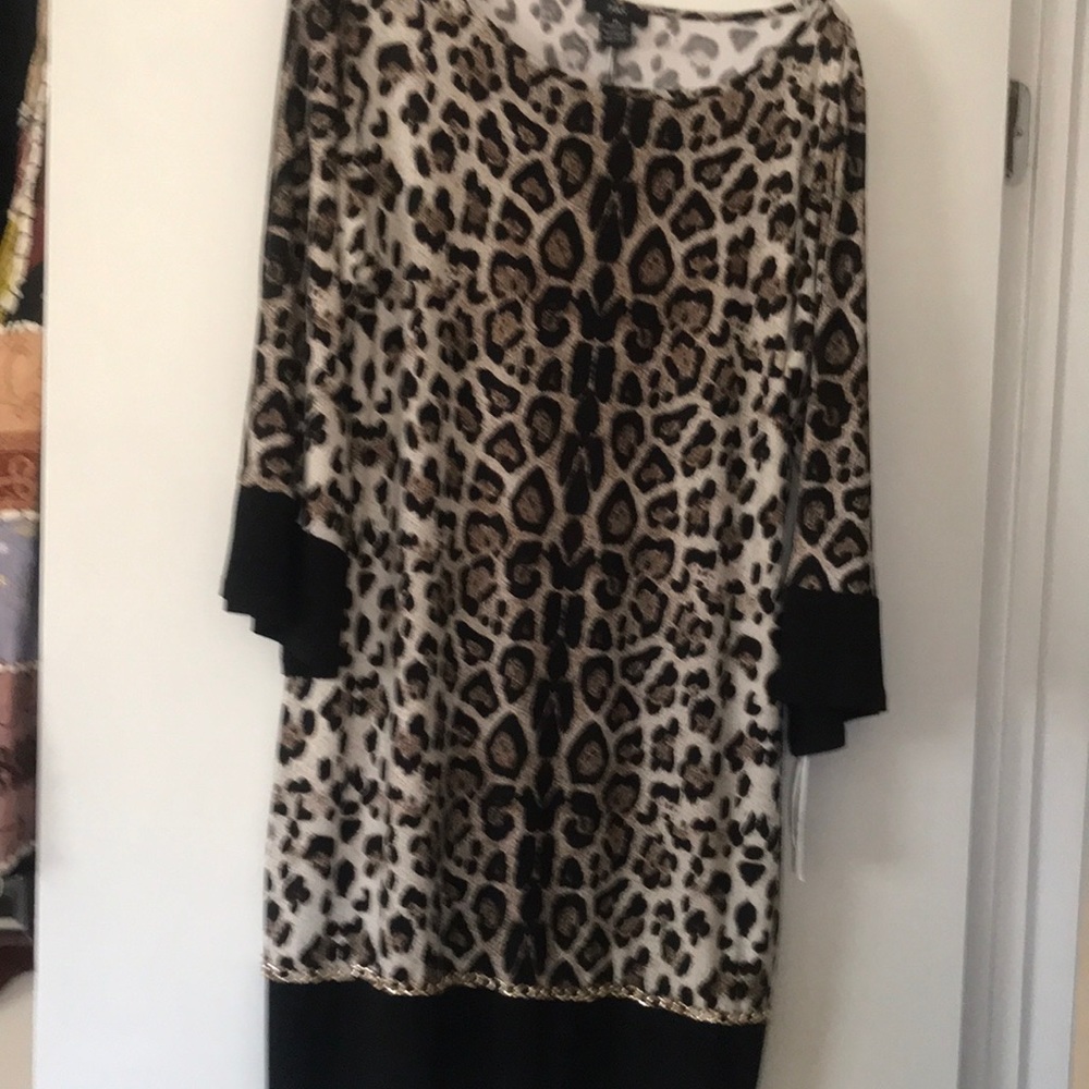 Animal Print Dress JBS Size 14 NWT